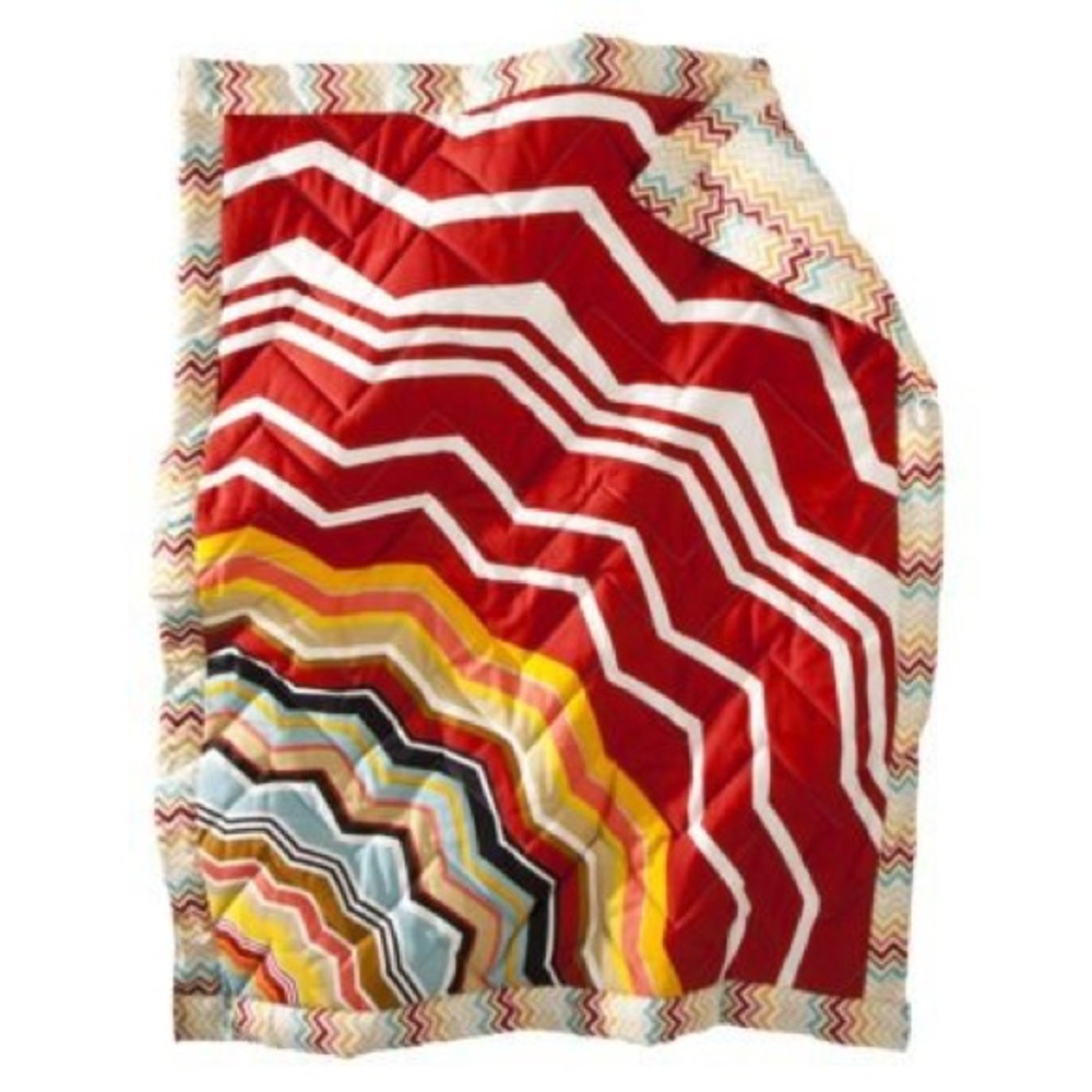 New Missoni Target Medallion Rainbow Crib Quilt
